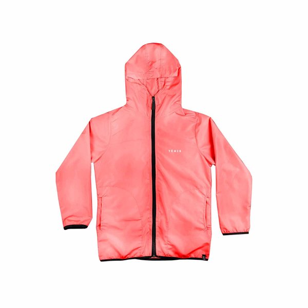 Jaqueta Corta Vento Infantil Feminino Rosa Chiclete WSS Brasil Tênis