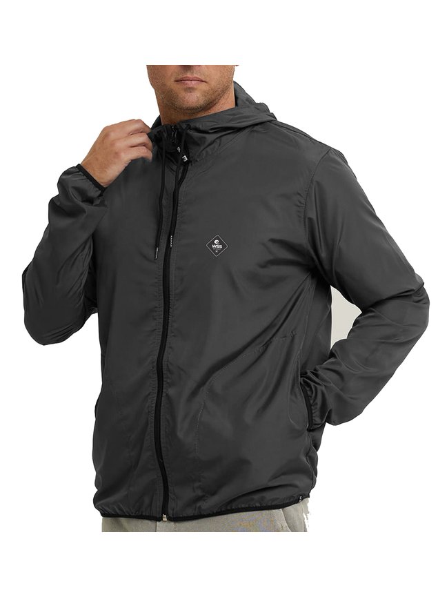 02 corta ventos masculina wss diamond c capuz em cores cinza