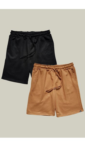 kit 2 bermuda masculina moletom wss basic preto e mostarda 27409 1 438e80c11c20dbe7305039725d35647b copia