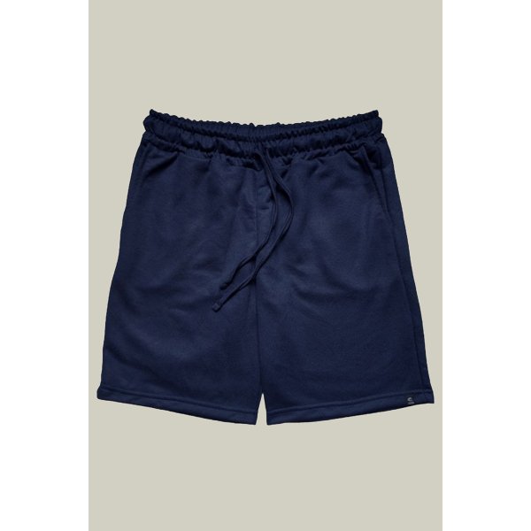 Bermuda Moletom Masculina Azul Marinho WSS Brasil