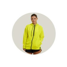 jaqueta corta vento feminino impermeavel amarelo