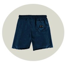 bermuda shorts masculino elastano parte de tras azul