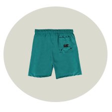 bermuda shorts masculino elastano parte de tras verde