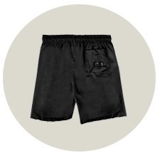 bermuda shorts masculino elastano parte de tras preto