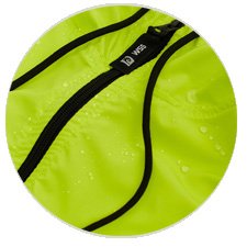 jaqueta corta vento impermeavel amarelo