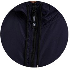 jaqueta corta vento impermeavel masculino azul