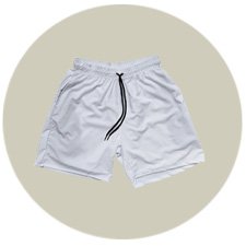 shorts praia masculino elastano premium wss basic branco