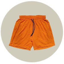 shorts praia masculino elastano premium wss basic laranja