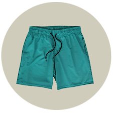 shorts praia masculino elastano premium wss basic verde