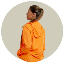 jaqueta corta vento feminino wss brasil basic laranja3