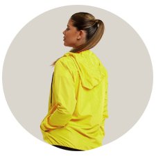 jaqueta corta vento feminino com capuz wss brasil diamond amarelo6
