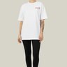 camiseta oversized feminina algodao prime wss scarcat branco