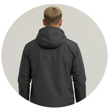 jaqueta corta vento masculino wss cinza