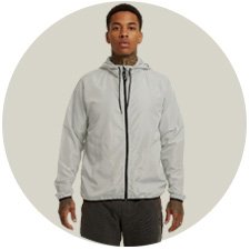 Jaqueta Corta Vento Masculino Off White WSS Brasil Polygon