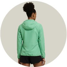 jaqueta corta vento feminino wss brasil basic verdeclaro