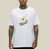 camiseta oversized masculina algodao prime wss radical banana branco