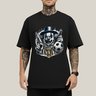 camiseta oversized masculina algodao prime wss clown of chaos preto2