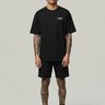 camiseta oversized masculina algodao prime wss cash clown preto
