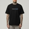 camiseta oversized masculina algodao prime wss ocean preto
