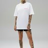 camiseta oversized feminina algodao prime wss ice surfing branco