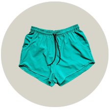 shorts feminino elastano wss brasil verde