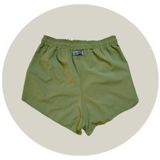 shorts feminino elastano wss brasil verde militar2