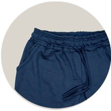 Kit 3 Shorts Moletom Masculino Azul Marinho WSS