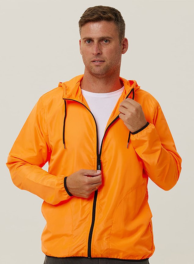 Jaqueta Corta Vento Masculino Laranja Neon | UV50+ WSS
