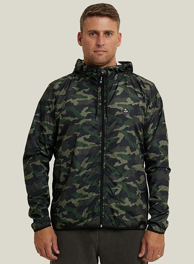 Jaqueta Corta Vento Masculino Camuflado | UV50+ WSS Brasil