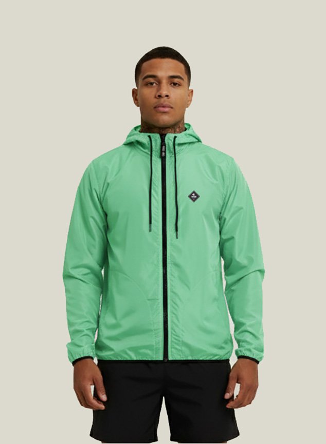 Jaqueta Corta Vento Masculino Laranja Neon | UV50+ WSS