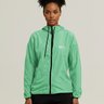 jaqueta corta vento feminina wss brasil web party verde claro
