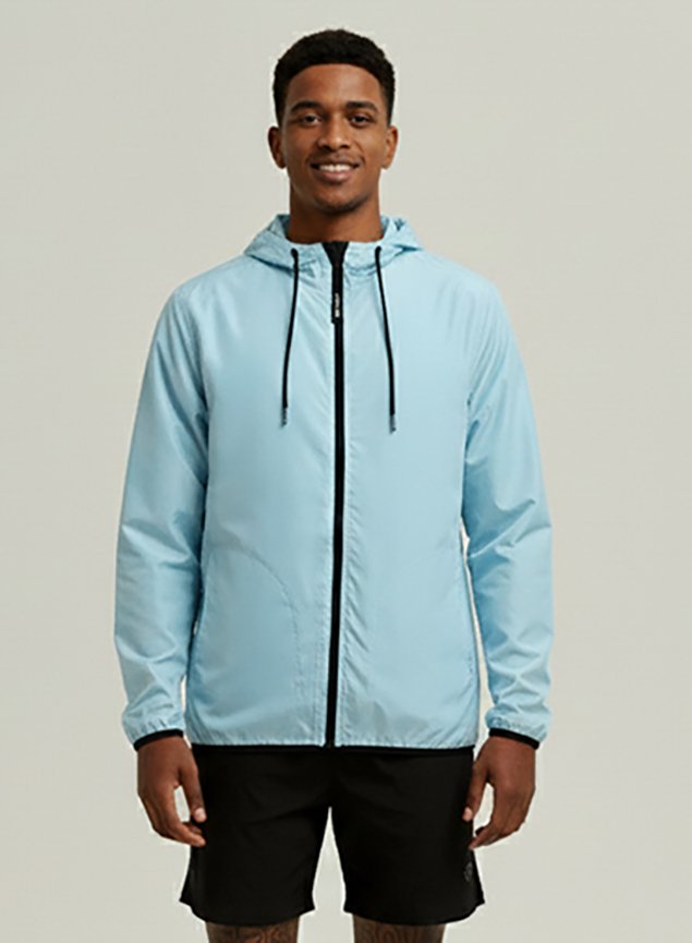 Corta Vento Masculino Amarelo WSS Classic Repelente UV50+
