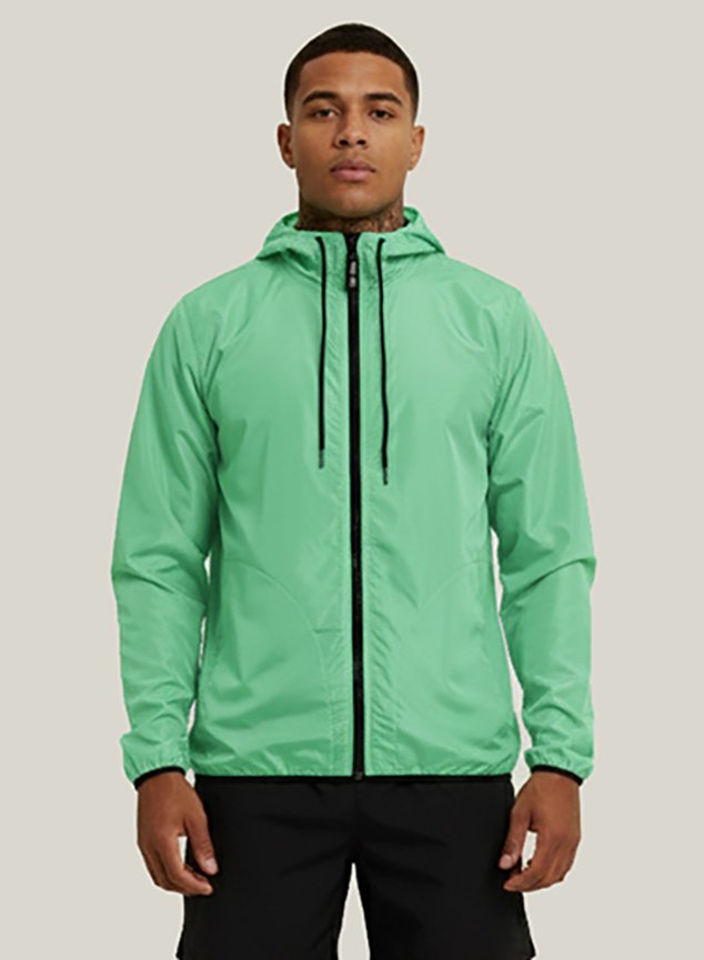 Corta Vento Masculino Amarelo WSS Classic Repelente UV50+