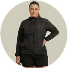jaqueta corta vento plus size feminina preta wss classic preto6