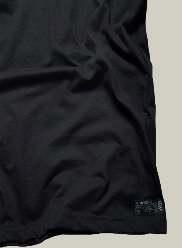 Camiseta Oversized Masculina Preta WSS | Estampa Dollar Duck