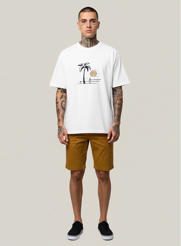 camiseta oversized masculina algodao prime wss sun gazing branco2