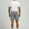 shorts bermuda academia masculino elastano wss gym minimalist cinza