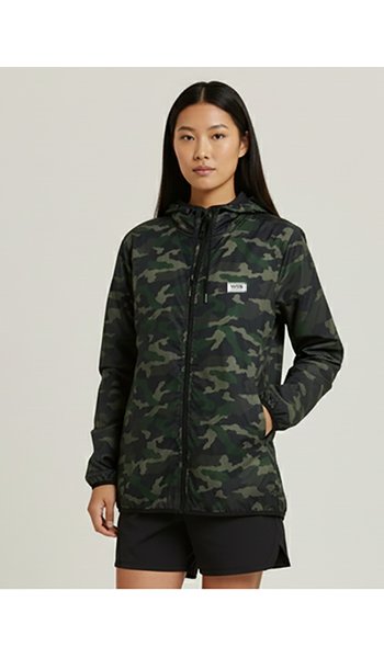 jaqueta corta vento feminino wss brasil tag camuflado