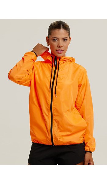 jaqueta corta vento feminina wss basic laranja 5
