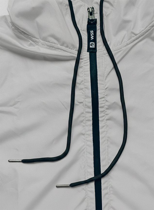 Jaqueta Corta Vento Masculino Off White WSS Brasil Polygon