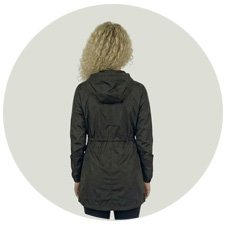 parka corta vento feminino wss preto 2