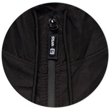 ziper corta vento preto