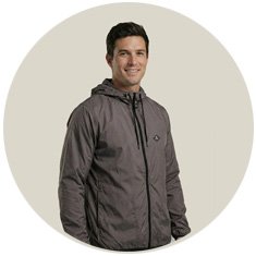 Corta Vento Masculino Cinza WSS Brasil Lozenge - Estilo Minimalista