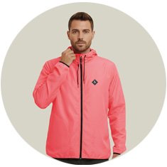 Corta Vento Masculino Rosa Chiclete WSS Brasil Lozenge - Atitude e Estilo