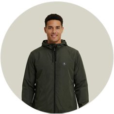 Corta Vento Masculino Verde Militar WSS Brasil Lozenge - Resist&ecirc;ncia Outdoor