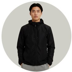 Corta Vento Masculino Preto WSS Brasil Run Minimalist - Vista Frontal Atleta