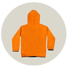 corta vento infantil wss brasil laranja 1