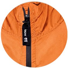 corta vento infantil wss brasil laranja 2