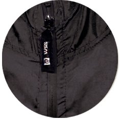 corta vento infantil wss brasil preto