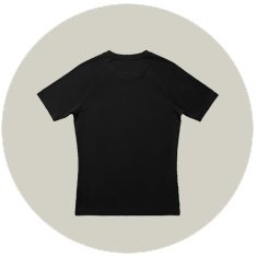 camisa uv feminina manga curta protecao solar fps 50 preto wss brasil 5